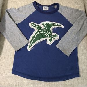 Mini Boden Dinosaur pterodactyl long sleeve shirt